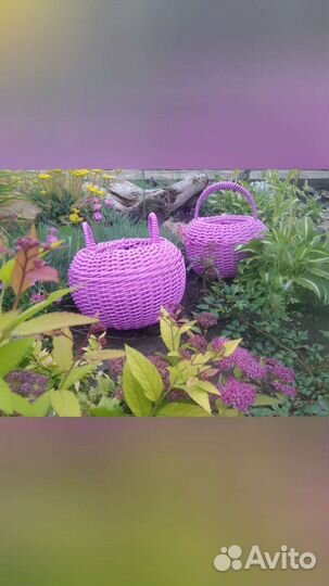 Плетеные изделия из искусственного ротанга