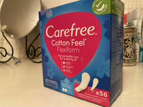 Carefree Flexiform Ежедневные прокладки с хлопком