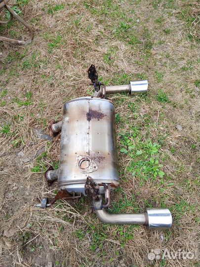 Глушитель инфинити fx 37 qx 50