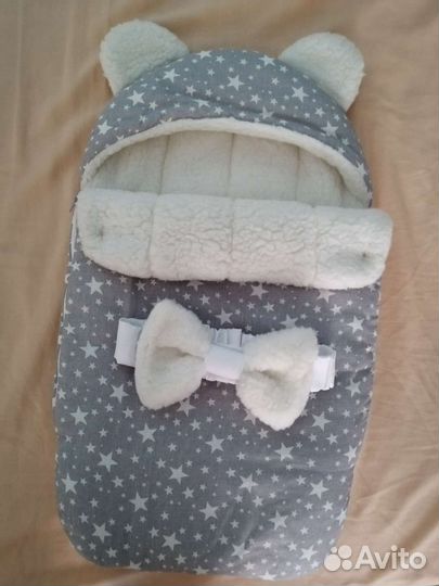 Конверт теплый на выписку