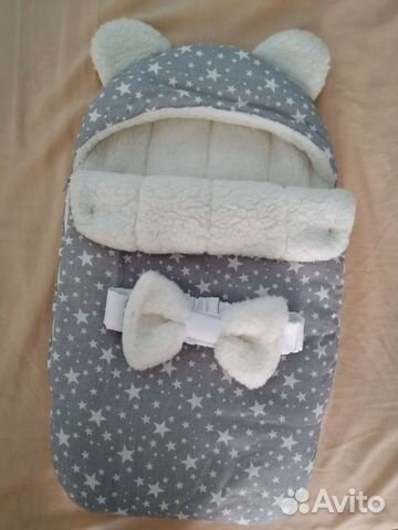 Конверт теплый на выписку