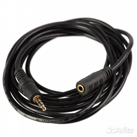 Удлинитель аудиокабеля PWR (jack 3.5), 3m
