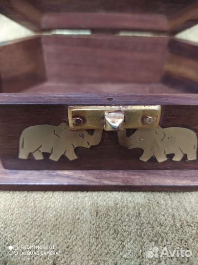 Шкатулка слон сундучок
