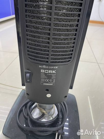 Тепловентилятор керамический Bork CH BRT 8828 BK Т