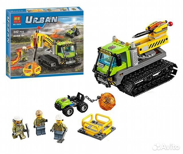 Констуктор City Вездеход исследователей вулканов
