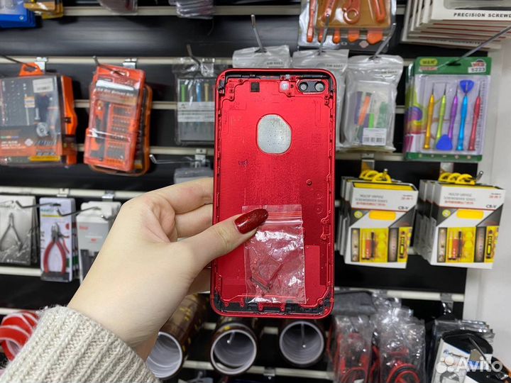 Корпус iPhone 7 Plus красный (product) RED