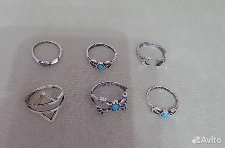 Набор колец, кольцо.На размер 16