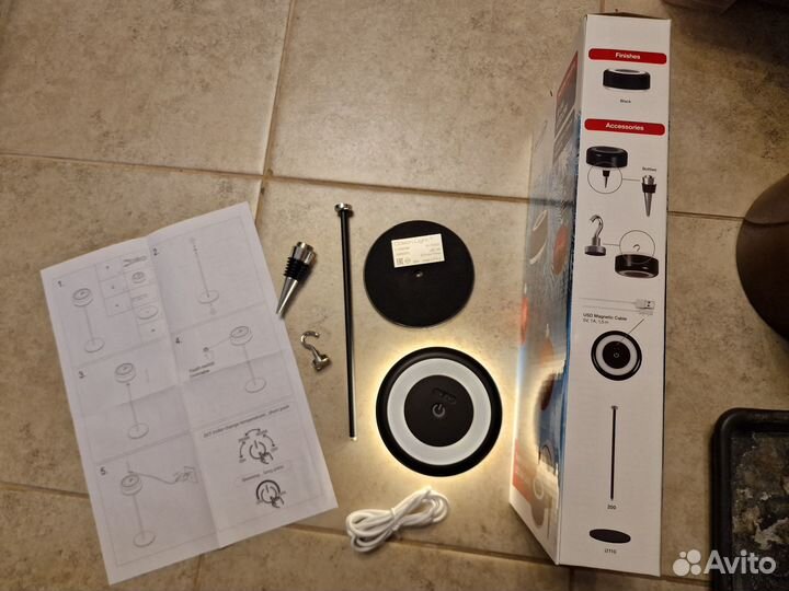 Светильник настольный декоративный с креплениями