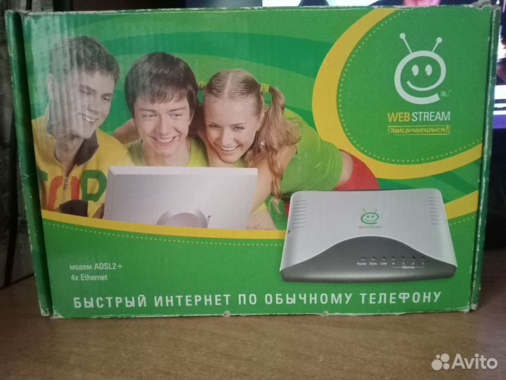 Модем adsl2 webstream