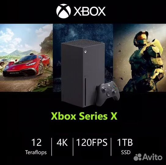 Xbox Series X 1TB Black с дисководом (Новая)