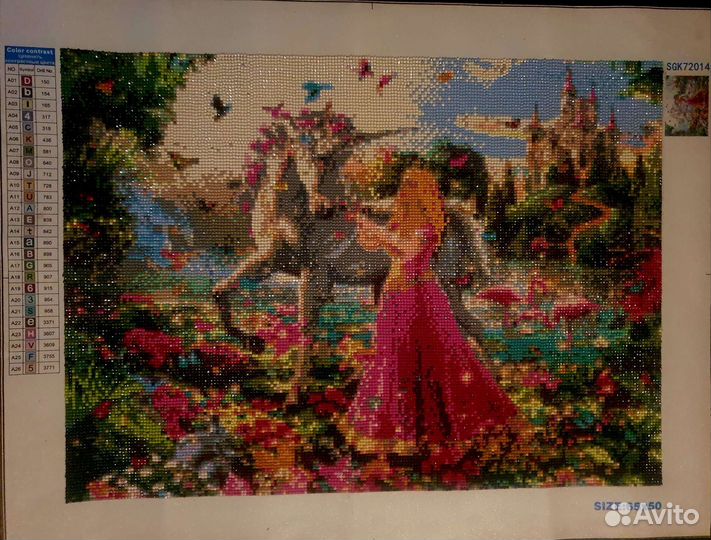 Картина готовая Алмазная мозаика. Соберу за Вас