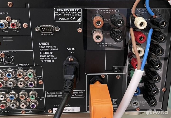 Av ресивер marantz sr 6001