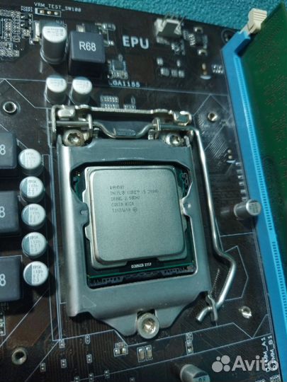 Материнская плата asus, lga 1155, intel i5, 4GB