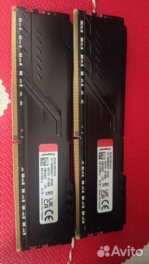 Оперативная память ddr4 kingston fury 2/16gb