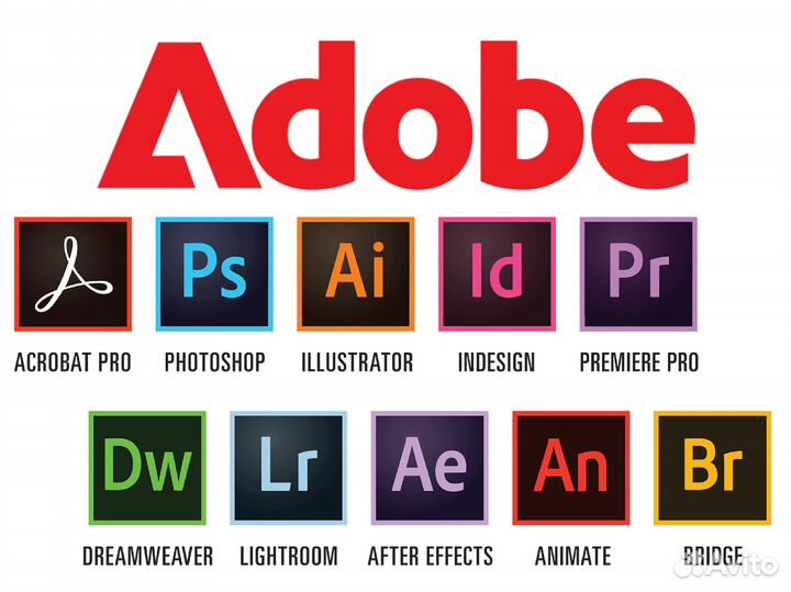 Adobe Creative Cloud лицензия подписка
