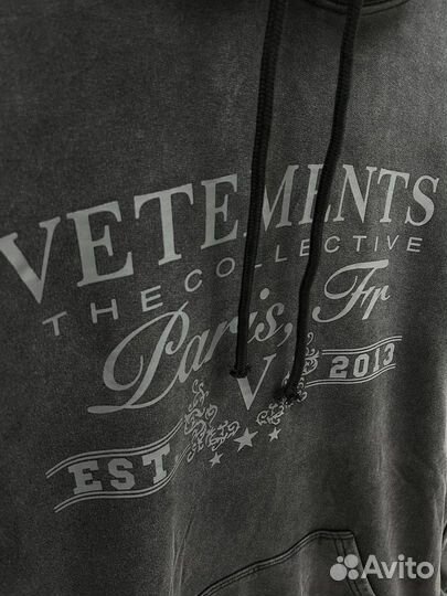 Oversize худи Vetements Limited Edition (Paris)