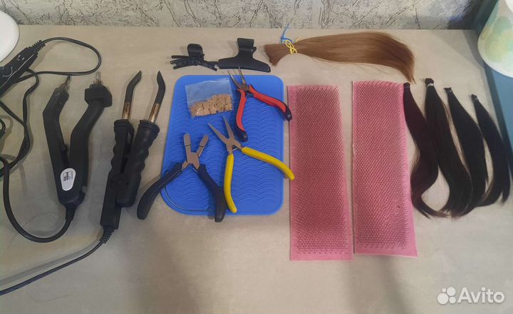 Инструменты для наращивания волос