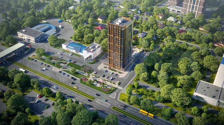 2-к. квартира, 73,8 м², 3/21 эт.