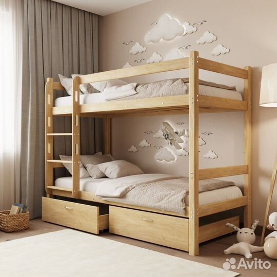Двухъярусная кровать для детей