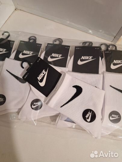 Носки Nike белые