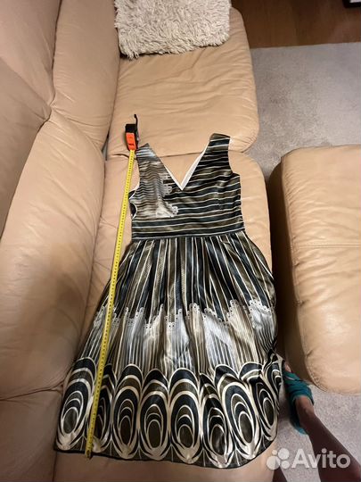 Сарафан шелковый коктейльный MaxMara