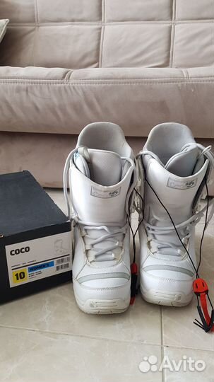 Ботинки сноуборд жен burton coco р. US10 support 2