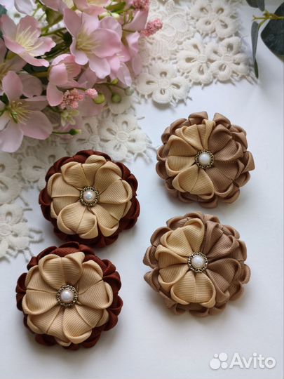 Резинки для волос ручной работы