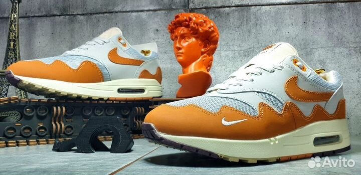 Мужские кроссовки Nike Air Max 1 Patta Monarch