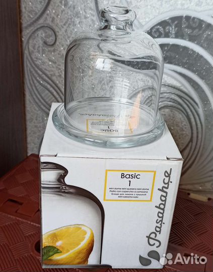 Лимонница стеклянная большая новая