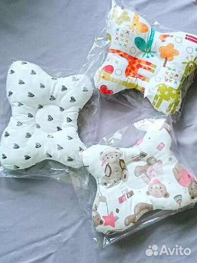 Анатомическая подушка для новорожденных