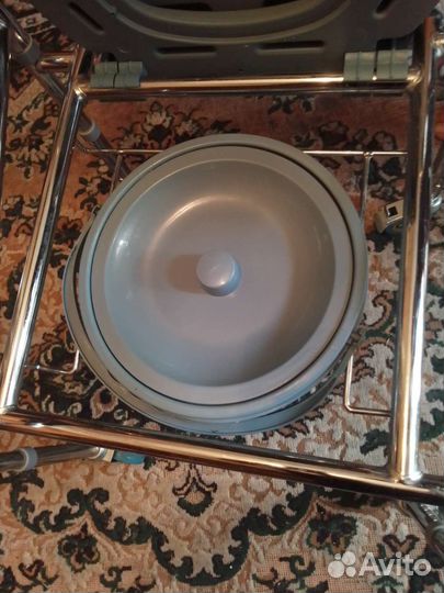 Кресло туалет для инвалидов складной