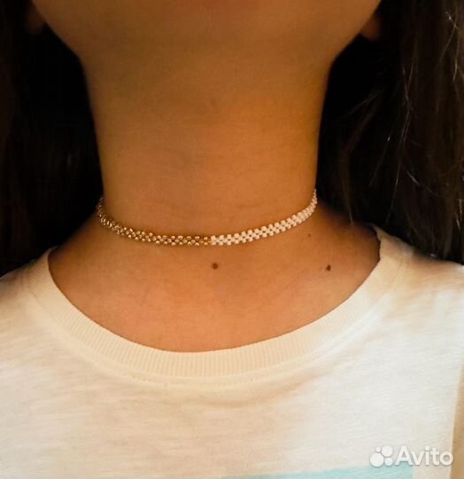 Чокер из бисера