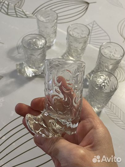 Стеклянные стопки