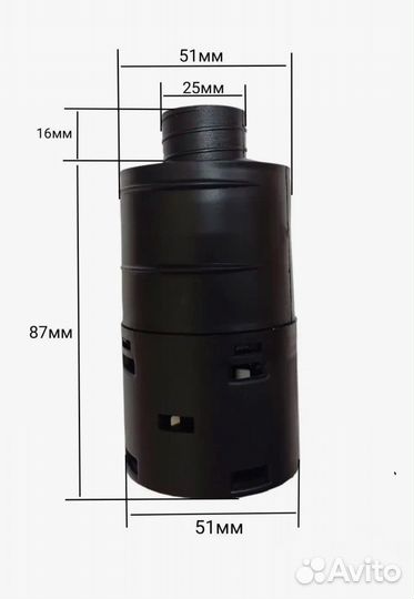 Фильтр воздушный для автономного отопителя и пжд