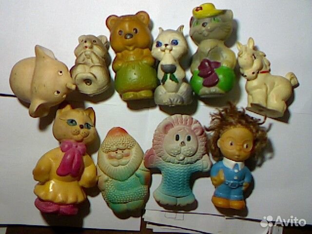Резиновые игрушки СССР