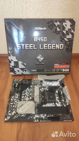 Материнская плата ASRock B450 Steel Legend