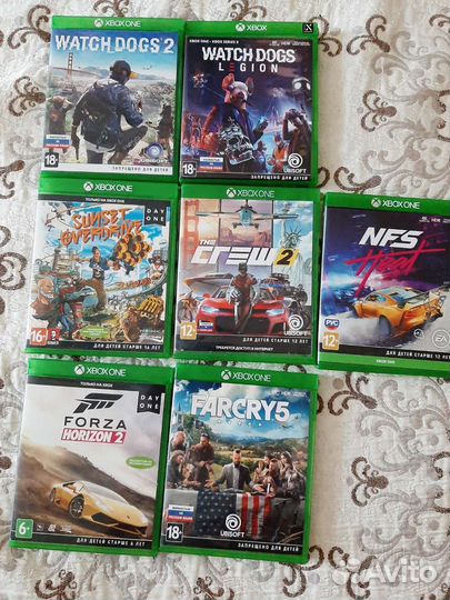 Игры на xbox One диски