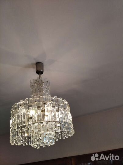 Хрустальная люстра СССР винтаж