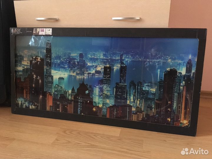 Картина на стекле Гонконг