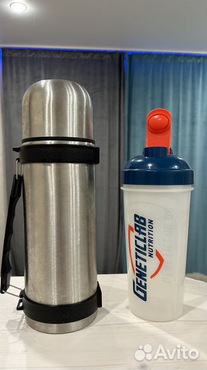 Термос 1 литр м шейкер