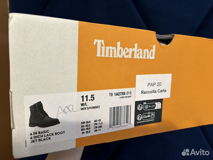 Timberland 6inch black