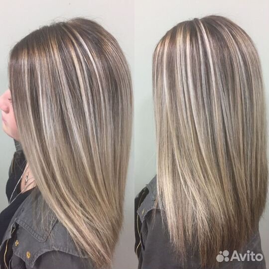 Сложное окрашивание волос air тач колорист