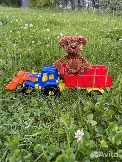 Мягкая игрушка ручной работы собачка