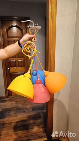 Люстра потолочная бу