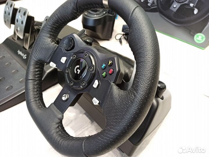Руль Logitech G920 +кпп