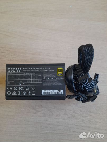 Блок питания Cooler Master MWE gold 550W