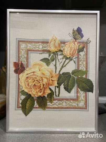 Картина вышитая крестом