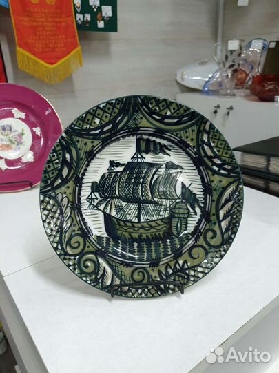 Декоративная тарелка лфз - СССР