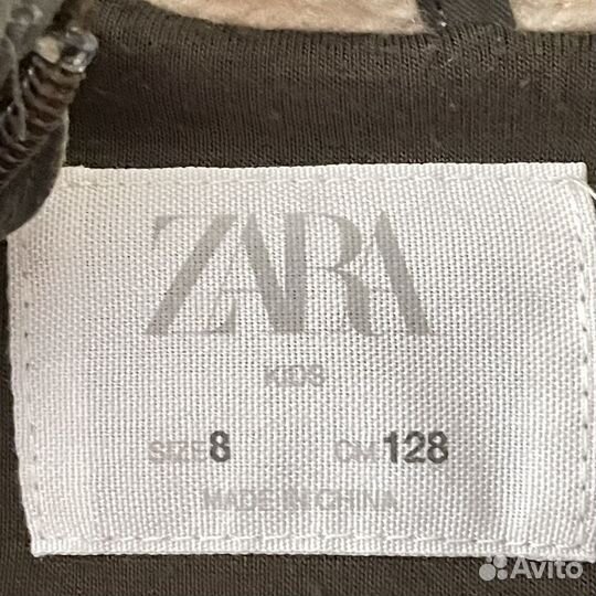 Курта детская меховая zara рост 128