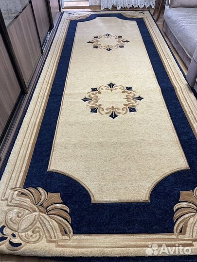 Новый ковер размер 2 на 5 метров, плотный ворс